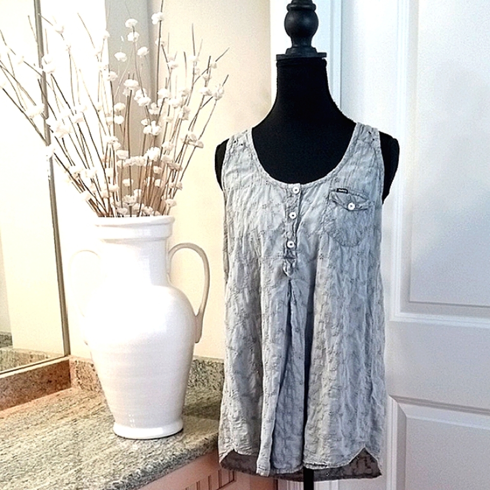 Hurley Gray Sleeveless Top